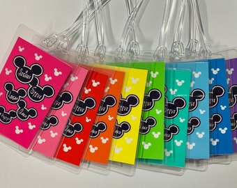 Bags tags disney Etsy photograph relating to Disney Luggage Tags Printable identify Bags tags disney Etsy